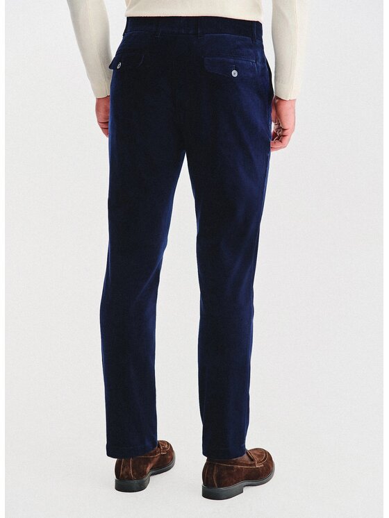 Pako Lorente Pako Lorente Spodnie materiałowe P25WF-WX-022 Granatowy Slim Fit