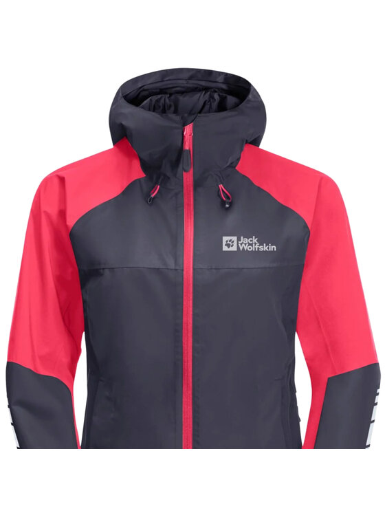 Jack Wolfskin Jack Wolfskin Kurtka przejściowa Morrobia 2l Jkt W Czarny Regular Fit