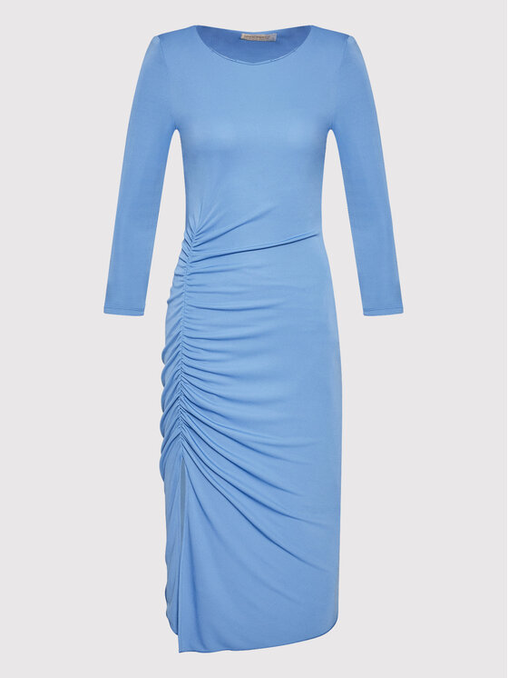 Rinascimento Rinascimento Sukienka koktajlowa CFC0018435002 Niebieski Regular Fit