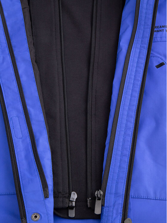 Coccodrillo Coccodrillo Μπουφάν μεταβατικό WC5152403OBJ Μπλε Regular Fit