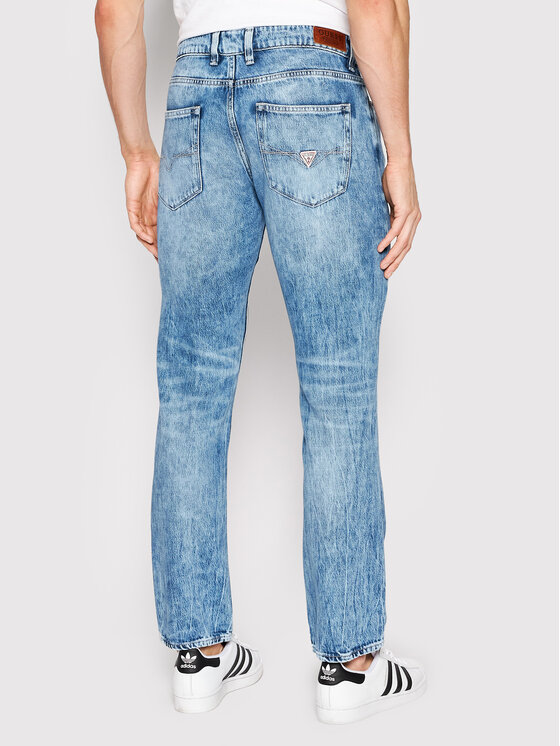 Guess Guess Jeans Angels M2GAN2 D4K73 Blu scuro Slim Fit