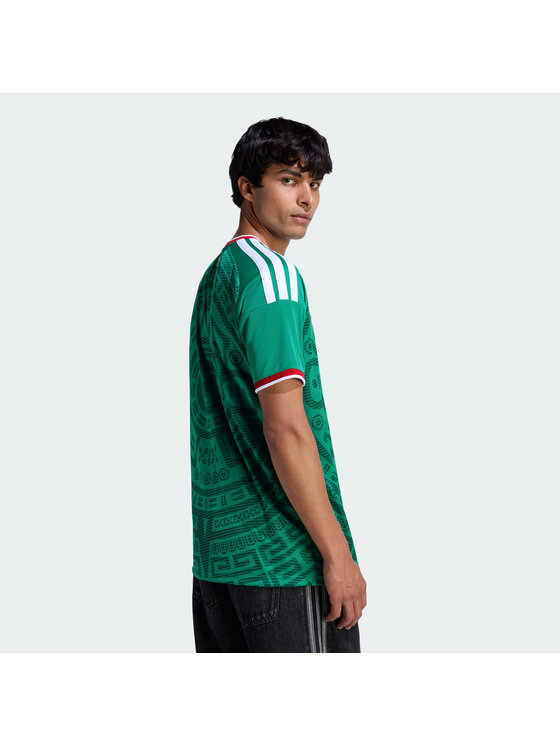 adidas adidas Koszulka techniczna Mexico 26 Home Jersey Zielony Slim Fit