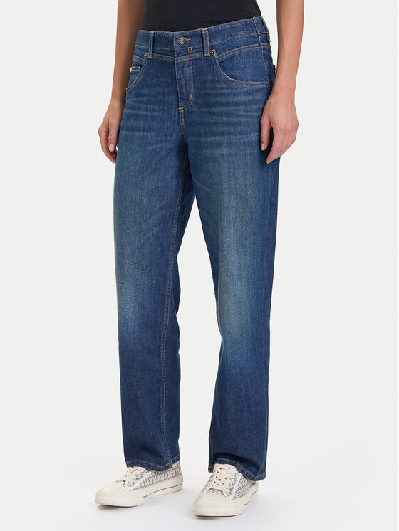 Guess Jeans Guess Jeans Jeans hlače W5BA3O D0026 Modra Boyfriend Fit