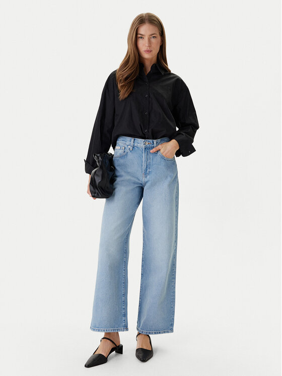 Calvin Klein Jeans Calvin Klein Jeans Jeansy LV047F662G Modrá Wide Leg