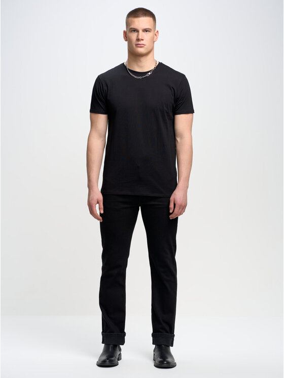 BIG STAR BIG STAR T-Shirt basic_906 Czarny Basic Fit