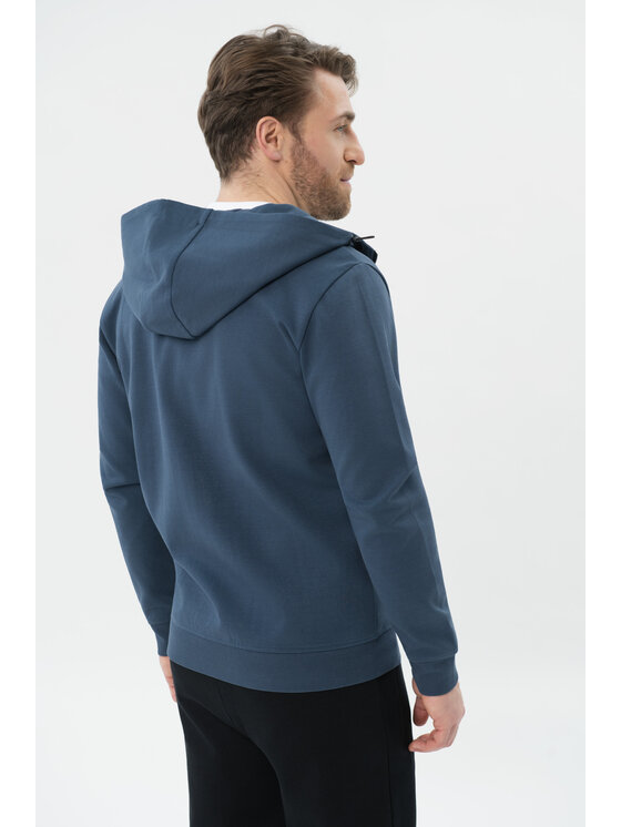 Volcano Volcano Bluza B-WOLF Niebieski Regular Fit