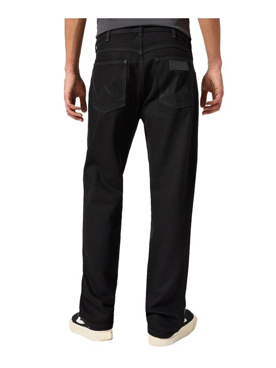 Wrangler Wrangler Jeansy 112356828 Czarny Straight Leg