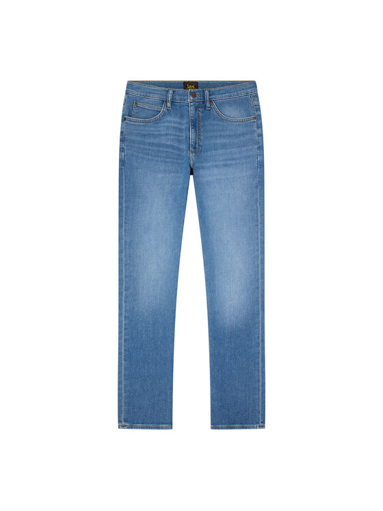 Lee Lee Jeansy 112376332 Niebieski Regular Fit