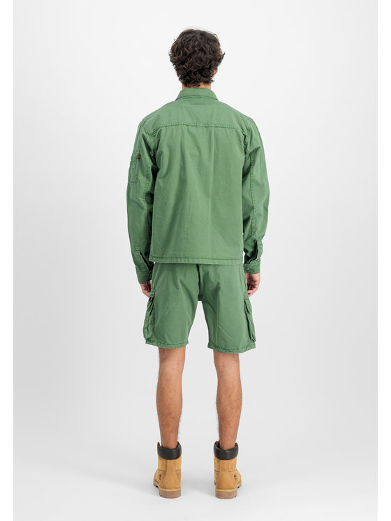 Alpha Industries Alpha Industries Šortky Flying Tigers Short Zelená Slim Fit