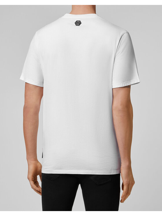 PHILIPP PLEIN PHILIPP PLEIN T-Shirt 10879 Biały Regular Fit