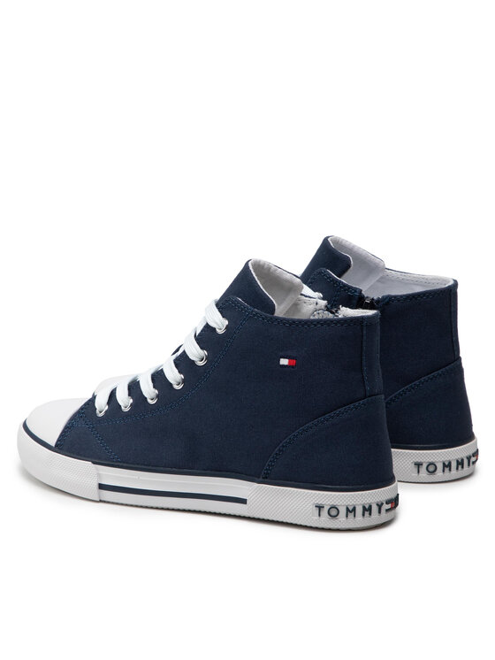 Tommy Hilfiger Tommy Hilfiger Tornacipő Higt Top Lace-Up T3X4-32209-0890 S Sötétkék