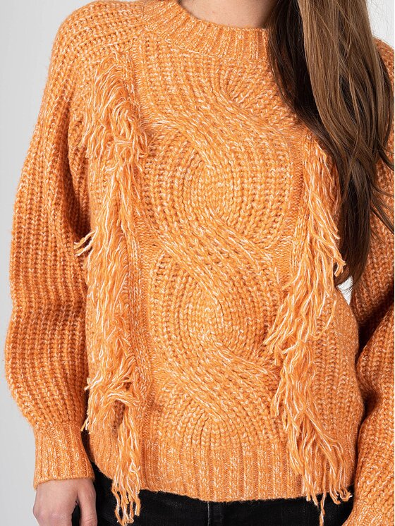 Silvian Heach Silvian Heach Maglione PGA22007MA Arancione Oversize
