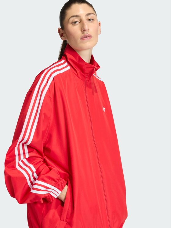adidas adidas Bluza FIREBIRD ADILENIUM Czerwony Regular Fit