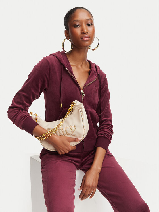 Juicy Couture Juicy Couture Pulóver Robertson JCAP176G Krém Slim Fit