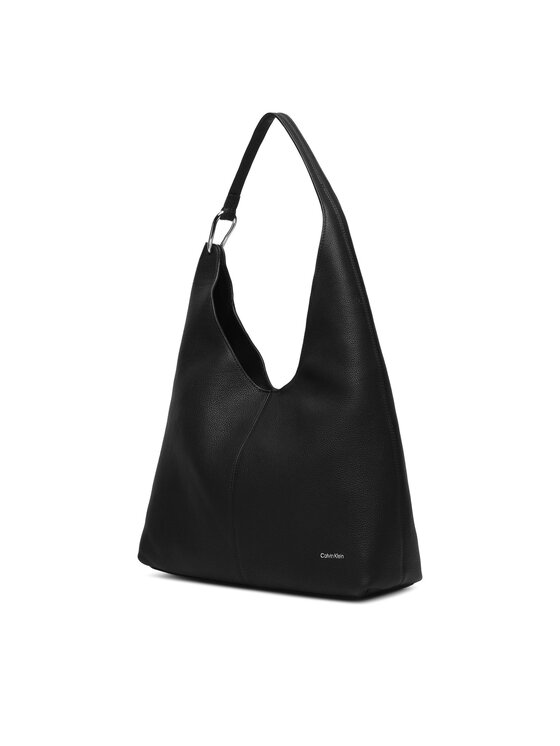 Calvin Klein Calvin Klein Rankinė Slouchy Leather Md Shoulder Bag LV04F3543G Juoda