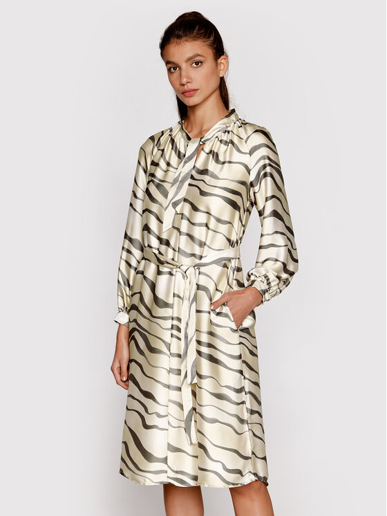 Peserico Rochie de zi S02183F00A Bej Relaxed Fit