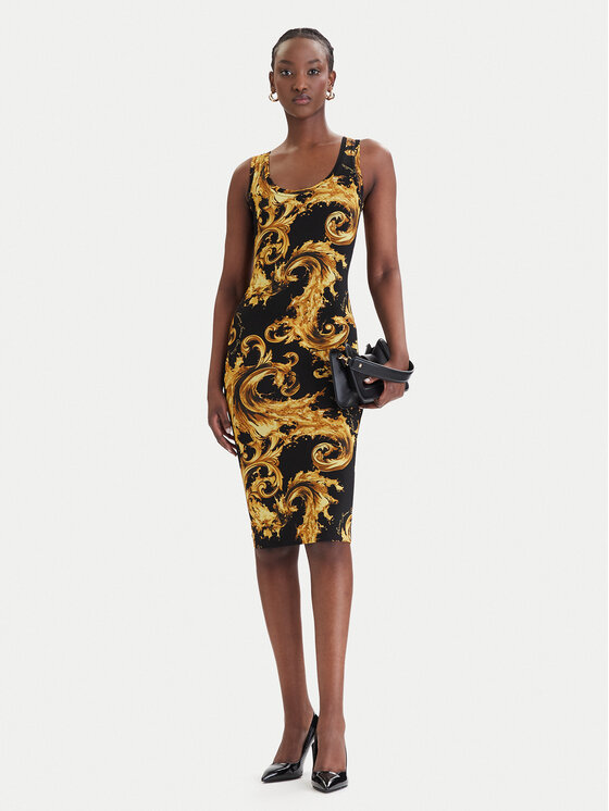 Versace Jeans Couture Versace Jeans Couture Igapäevane kleit 80HAO946 JS533 Must Slim Fit