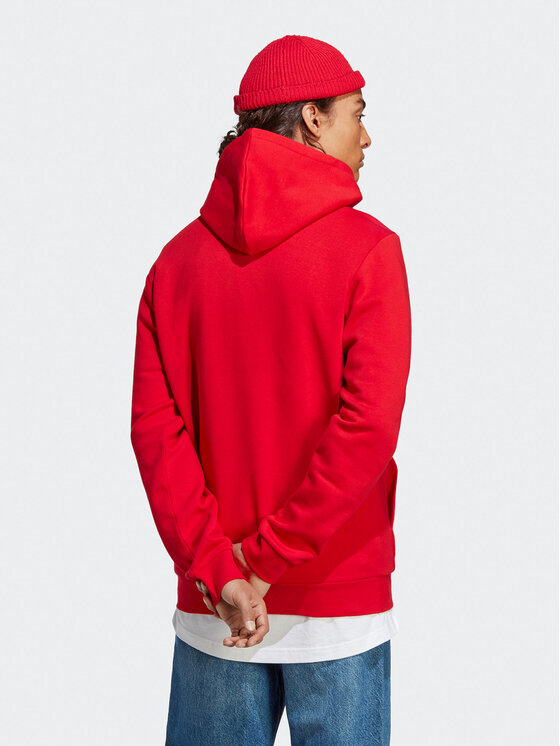 adidas adidas Pulóver Essentials Fleece Hoodie H47018 Piros Regular Fit