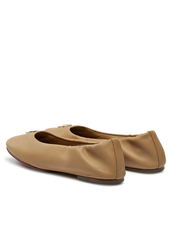 Tommy Hilfiger Tommy Hilfiger Μπαλαρίνες Th Elevated Elastic Ballerina FW0FW07882 Χακί