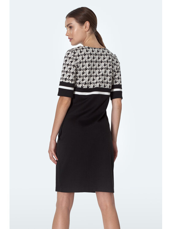 NIFE NIFE Úpletové šaty S246 Barevná Classic Fit