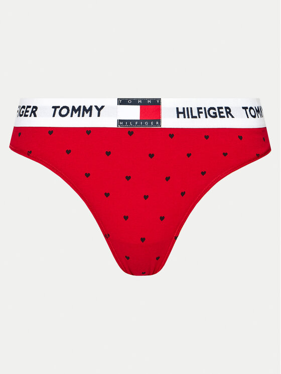 Tommy Hilfiger Tommy Hilfiger Stringi UW0UW05656 Sarkans