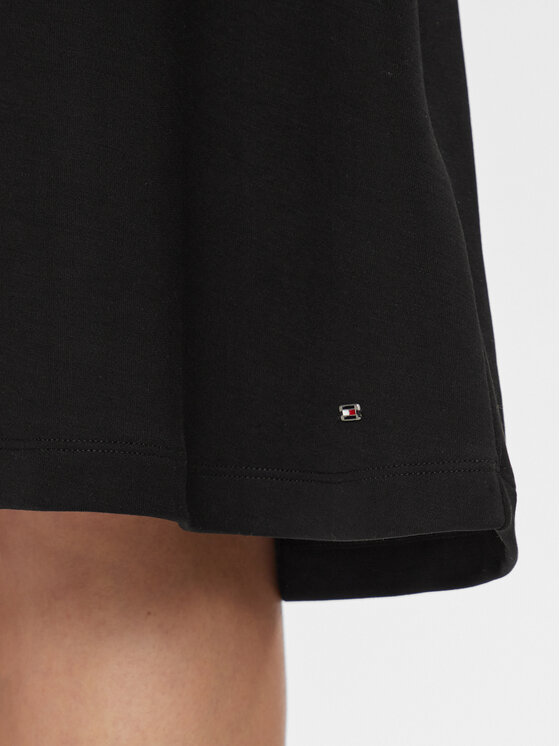 Tommy Hilfiger Tommy Hilfiger Rochie de zi WW0WW40731 Negru Regular Fit