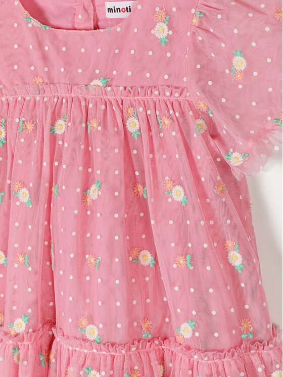 minoti minoti Sukienka elegancka 30DRESS119 Różowy Regular Fit