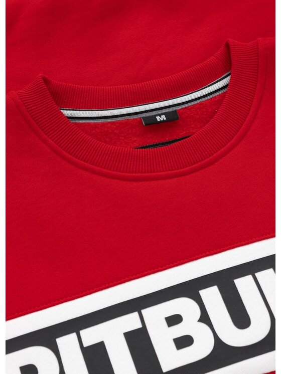PITBULL PITBULL Bluza Sherwood Czerwony Regular Fit