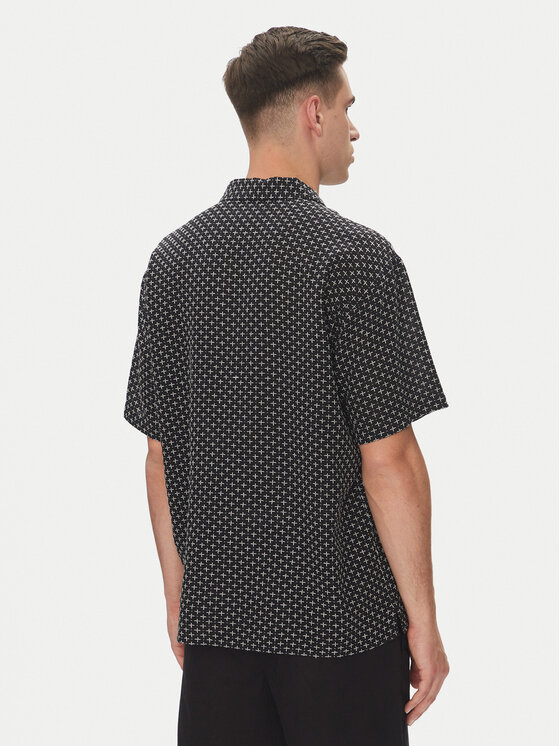 Jack & Jones Jack & Jones Koszula Luke 12277185 Czarny Relaxed Fit