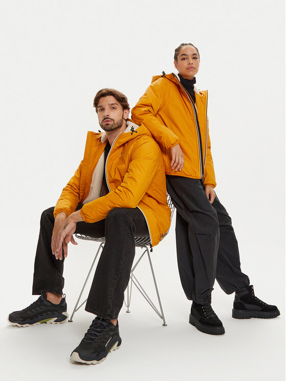 K-Way K-Way Kurtka zimowa Le Vrai 3.0 Claude K3118TW Żółty Regular Fit