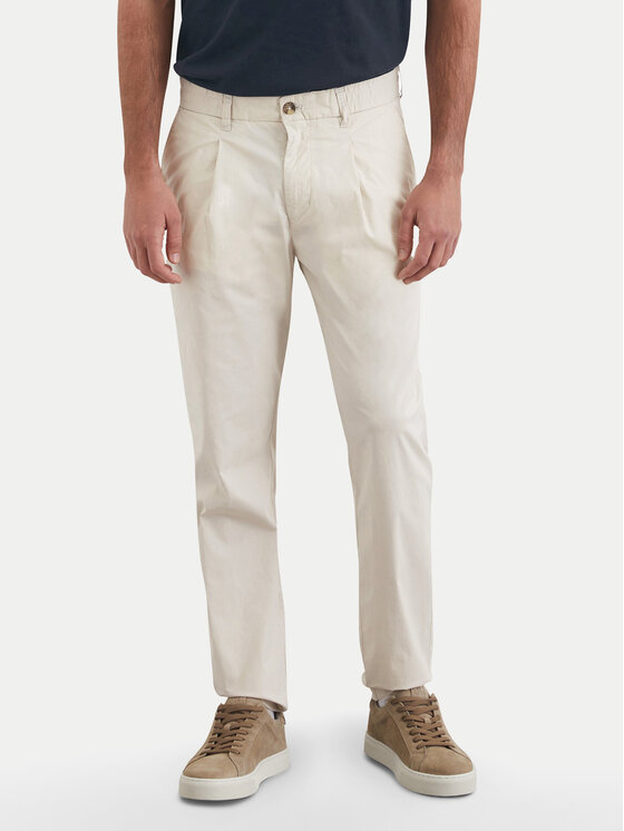 Marc O'Polo Marc O'Polo Stoffhose 522 0831 10144 Creme Slim Fit
