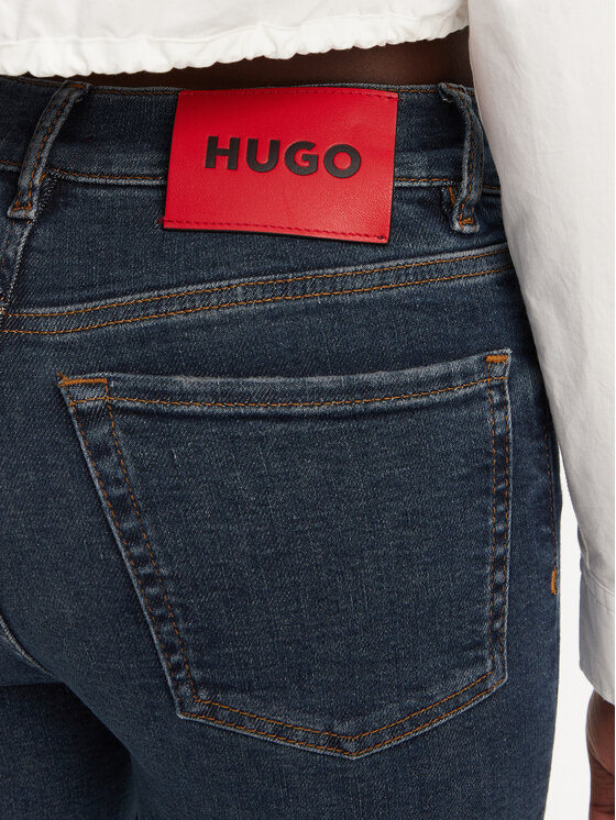 HUGO HUGO Jeans hlače Girali 50530308 Mornarsko modra Skinny Fit