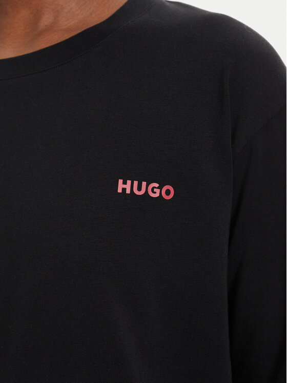 HUGO HUGO Pižamos palaidinė 50555632 Juoda Regular Fit