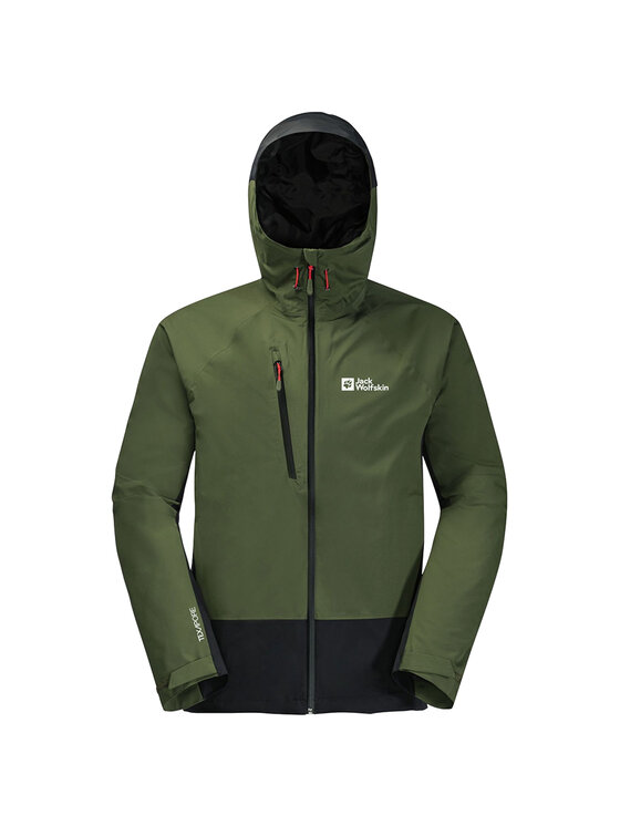 Jack Wolfskin Jack Wolfskin Kurtka przejściowa Jack Wolfskin Eagle Peak 2l Jkt M Zielony Regular Fit