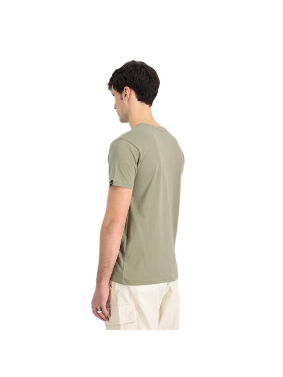 Alpha Industries Alpha Industries T-Shirt AI.146506-11 Beżowy Regular Fit