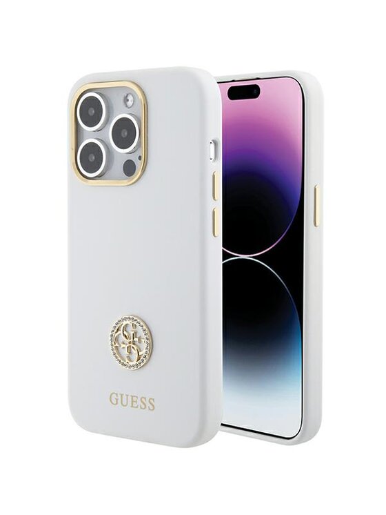 Guess Guess Etui na telefon iPhone 15 Pro Max Biały