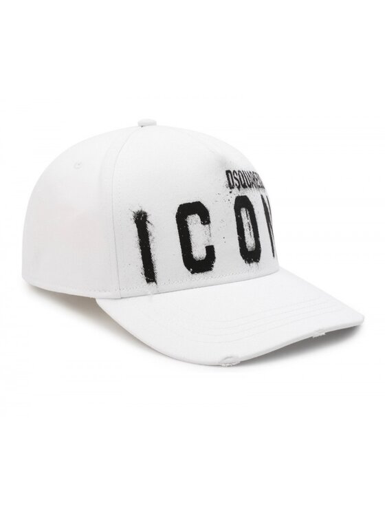 Dsquared2 Dsquared2 Czapka z daszkiem BCM0605 05C00001 1062 Biały