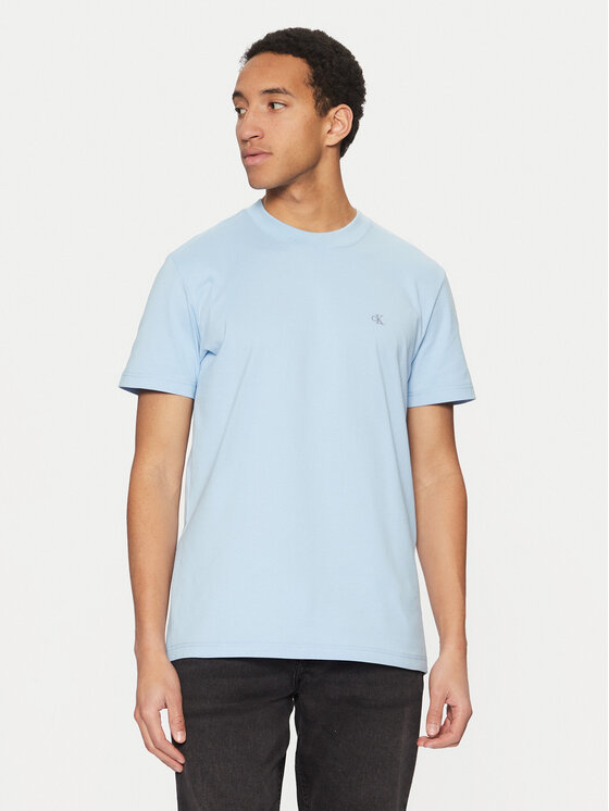 Calvin Klein Jeans Calvin Klein Jeans Marškinėliai J30J326683 Žydra Regular Fit