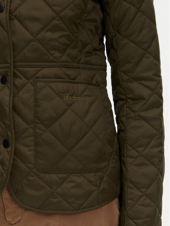 Barbour Barbour Μπουφάν μεταβατικό Deveron LQU1012OL51 Πράσινο Regular Fit