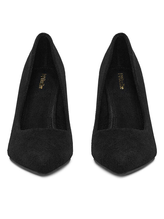 DeeZee DeeZee Pantofi cu toc subțire KX2306213 Negru