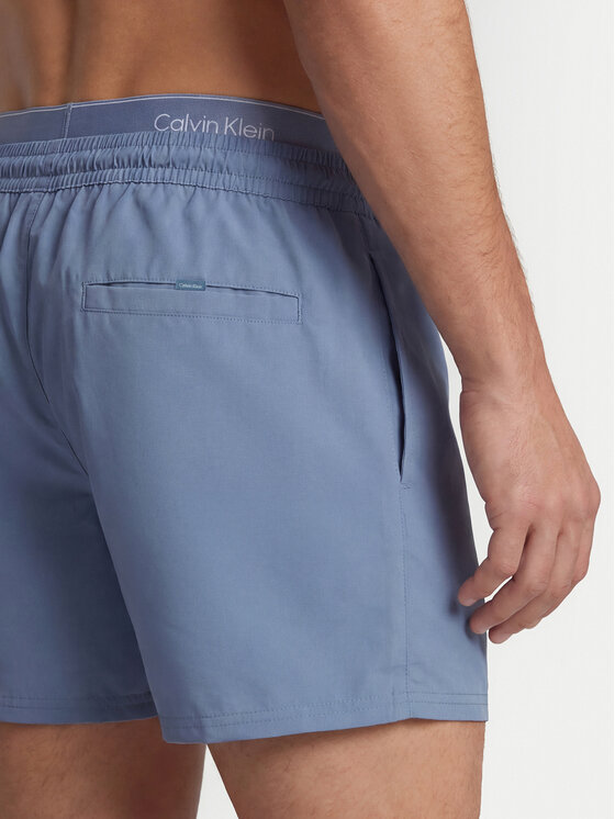 Calvin Klein Swimwear Calvin Klein Swimwear Szorty kąpielowe LV00N61024 Niebieski Regular Fit