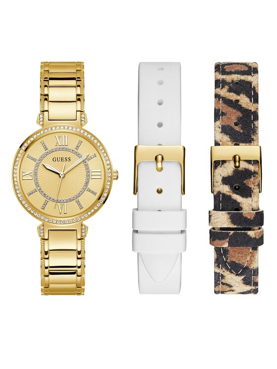 Guess Ročna ura GW0588L1 Zlata