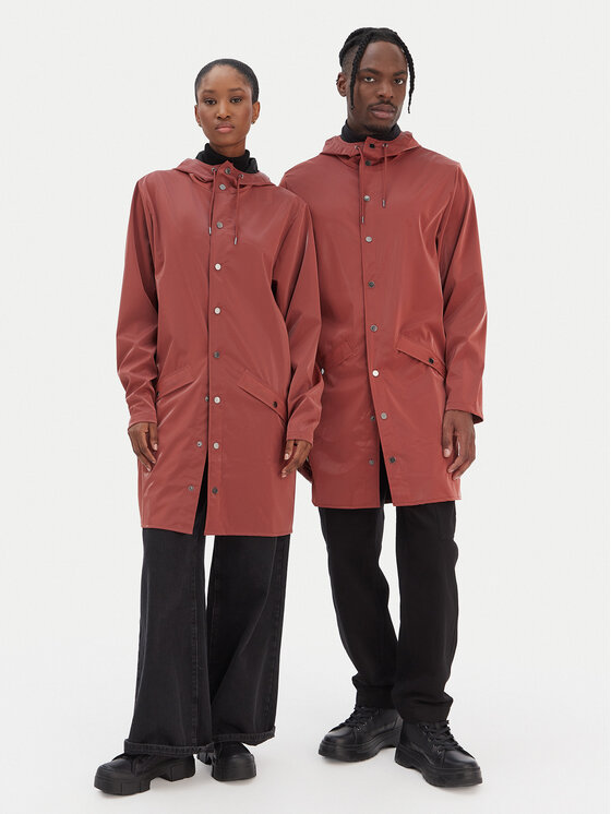 Rains Rains Dežna jakna Unisex 12020 Oranžna Regular Fit