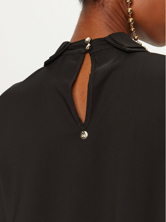 Rinascimento Rinascimento Bluse CFC0121844003 Schwarz Regular Fit