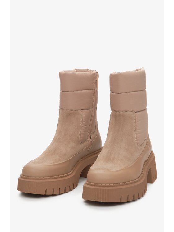 Estro Estro Μποτάκια ER00114166 Καφέ