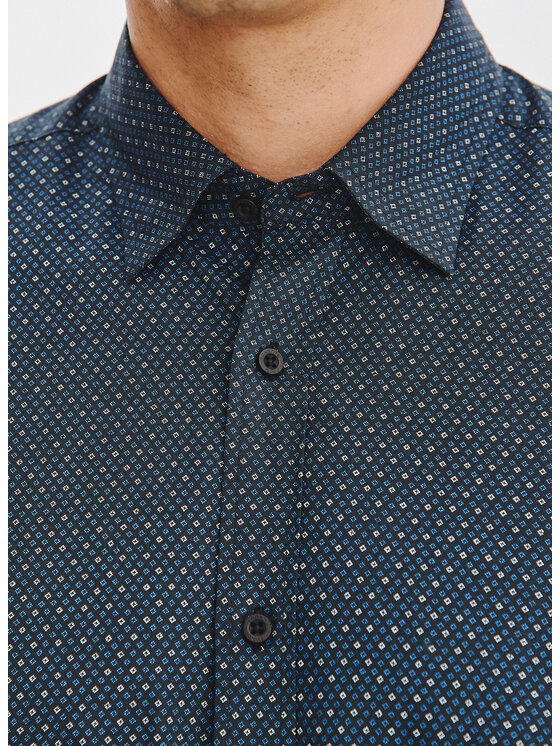 Pako Lorente Pako Lorente Koszula P25WN-1X-031 Czarny Regular Fit