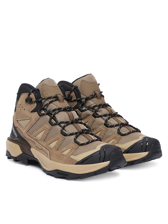 Salomon Salomon Trekingová obuv X Ultra 360 Leather Mid Gtx L49158300 Hnědá