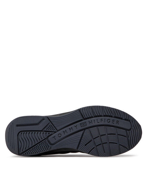Tommy Hilfiger Tommy Hilfiger Laisvalaikio batai Modern Prep Sneaker Knit FM0FM04233 Tamsiai mėlyna