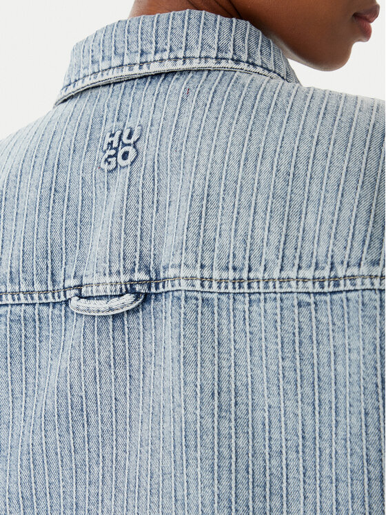 HUGO HUGO Jeanshemd Gesila_1 50559758 Himmelblau Relaxed Fit