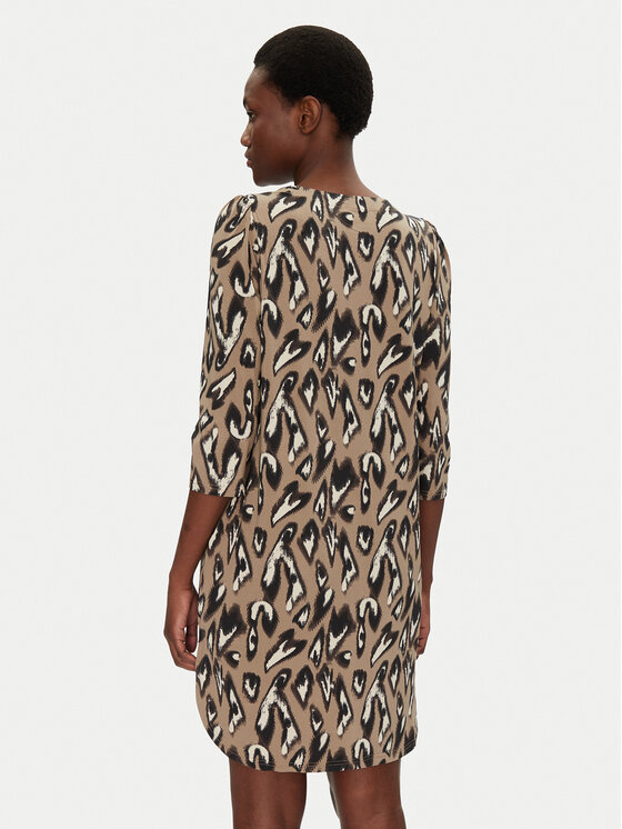 Fransa Fransa Rochie de zi 20612138 Bej Regular Fit